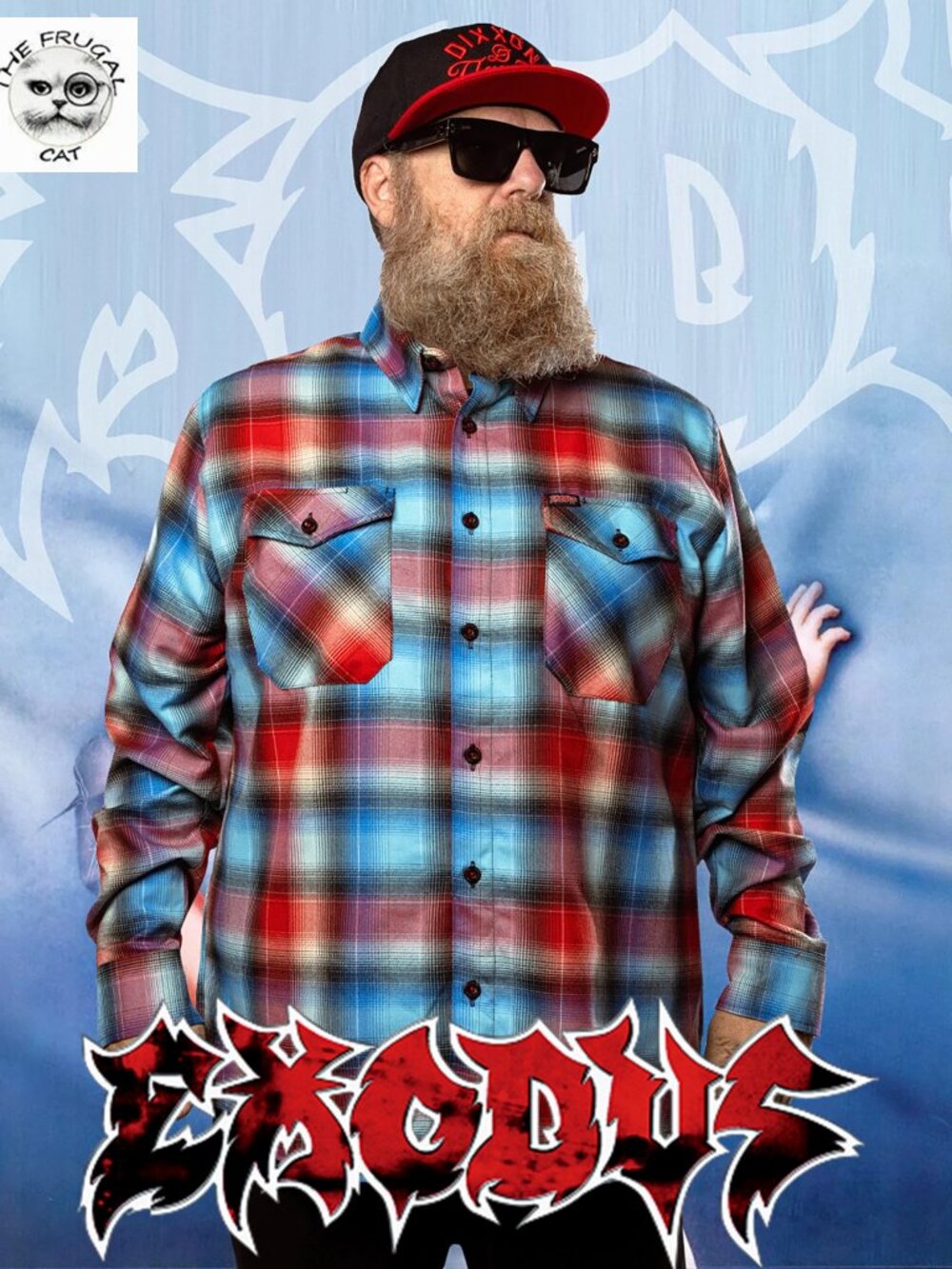 DIXXON FLANNEL x EXODUS Flannel Shirt Collab - Men's Large